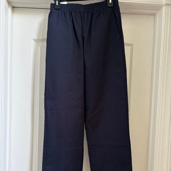 NWT Classroom School Uniforms Unisex Flat Front Pants Dark Navy Size 16 School - Picture 1 of 6